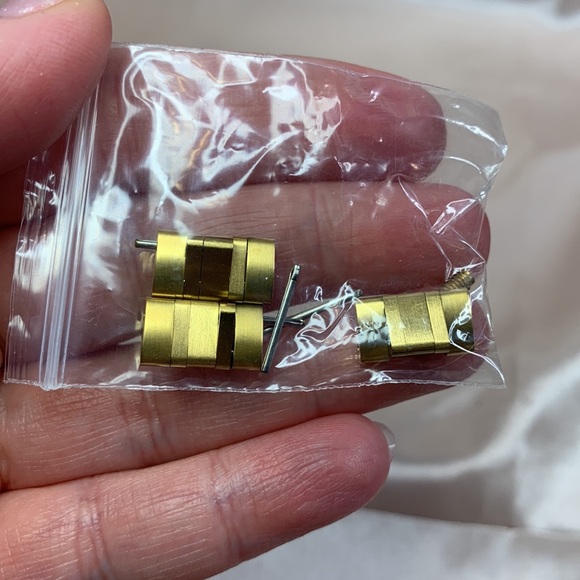 NWOT - Gold Stainless Steel Apple Watch Band w/ Accessories - Picture 10 of 13